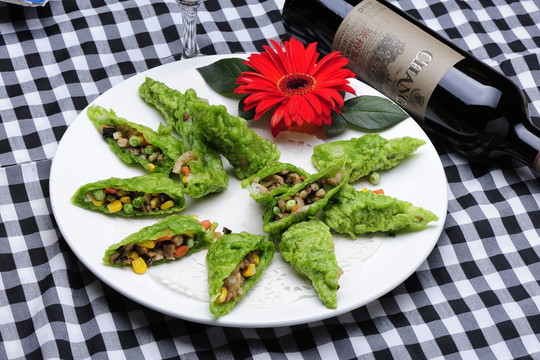 碧綠蔬菜卷