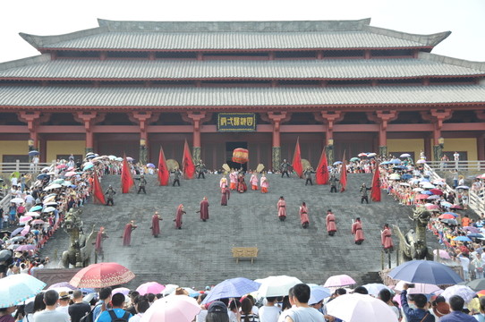 橫店影視城秦王宮四海歸一殿