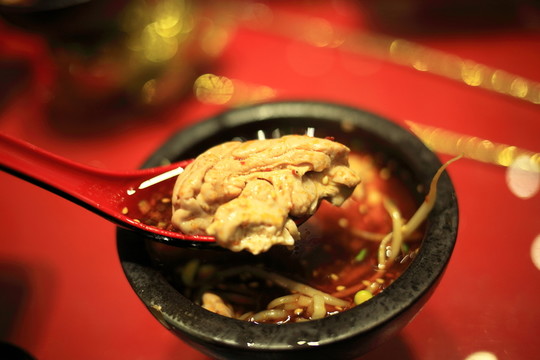 豬腦 麻辣豬腦