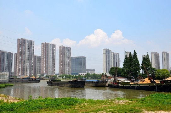 古運(yùn)河邊上的新城市