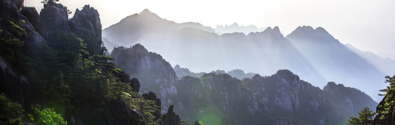 水墨黃山全景大圖