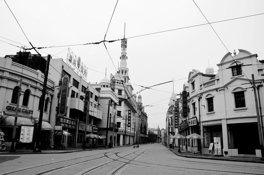 老上海街景