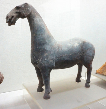 彩繪陶馬 漢 金鄉(xiāng)出土