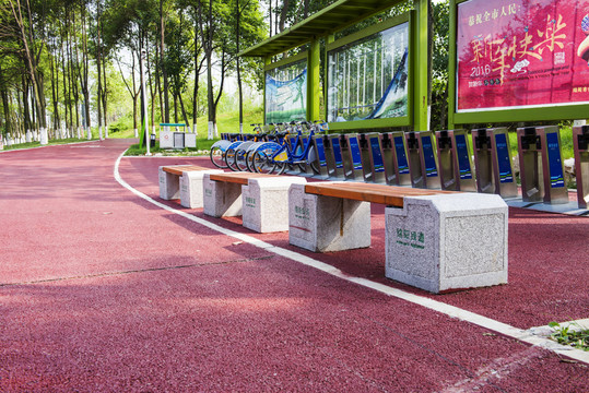 四川綿陽綠道休息站