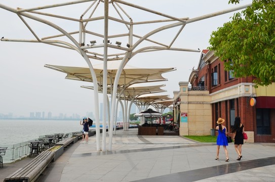 蘇州月光碼頭風(fēng)光 城市街景
