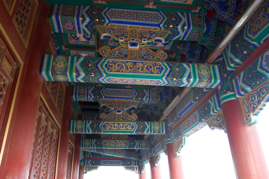 景山公園 萬春亭 彩繪