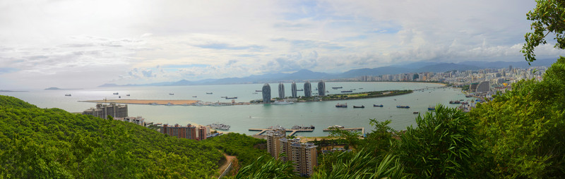 三亞鳳凰島全景圖