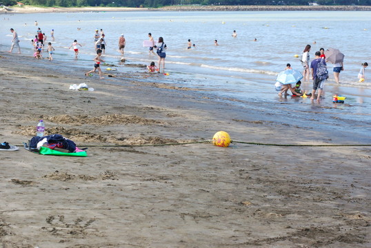 澳門路環(huán)島黑沙海灘局部