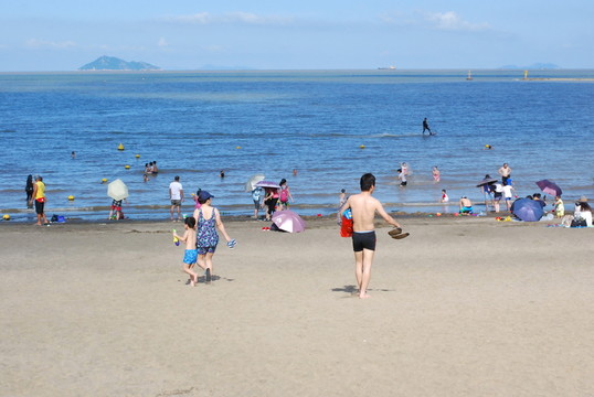 澳門路環(huán)島黑沙海灘局部