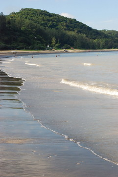 澳門路環(huán)島黑沙海灘局部