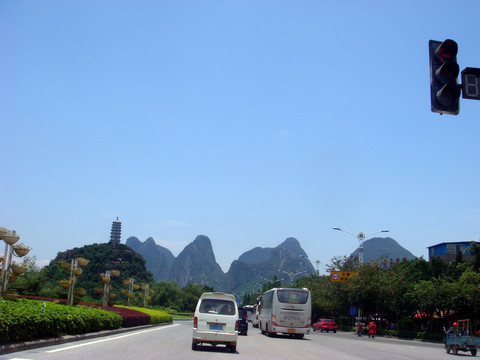 山巒 青山 廣西大山