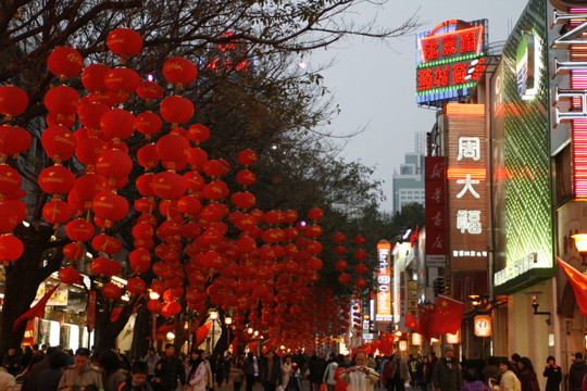 廣州的北京路步行街