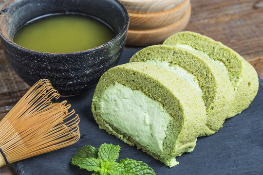 抹茶糕點