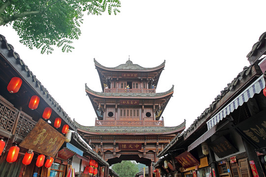 閬中古城中天樓