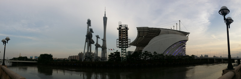 海心沙晚景