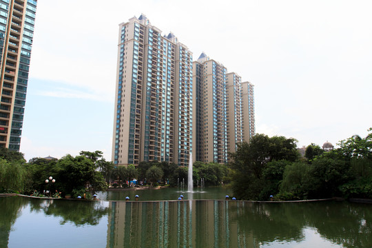 住宅區(qū) 中央綠地景觀