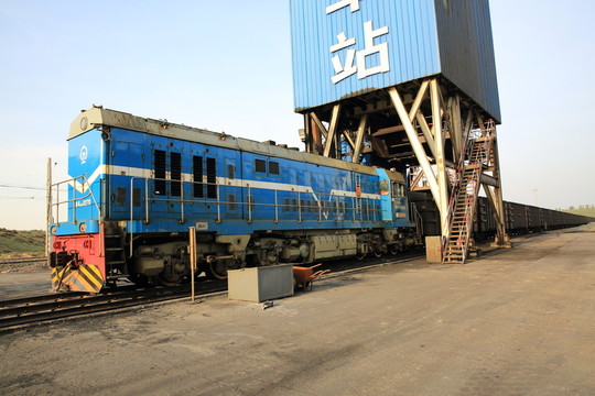 火車(chē)裝車(chē)站