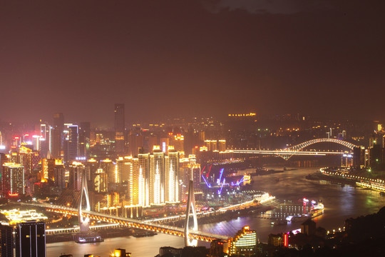 重慶都市夜景