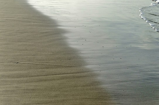 沙灘沙子特寫