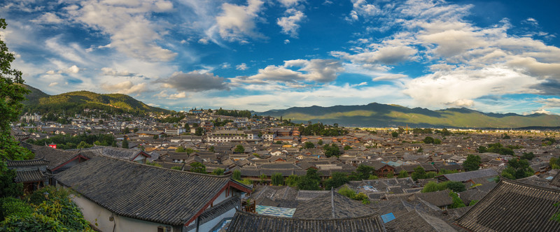 麗江古城全景