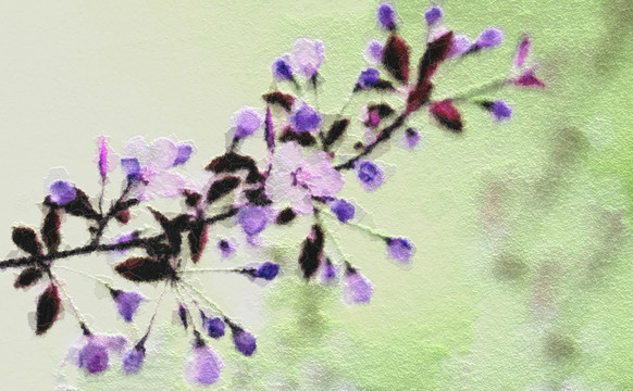 花卉裝飾畫
