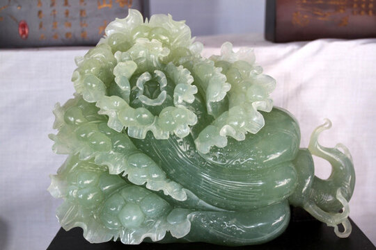 白菜 大白菜 百財 玉石 珠寶