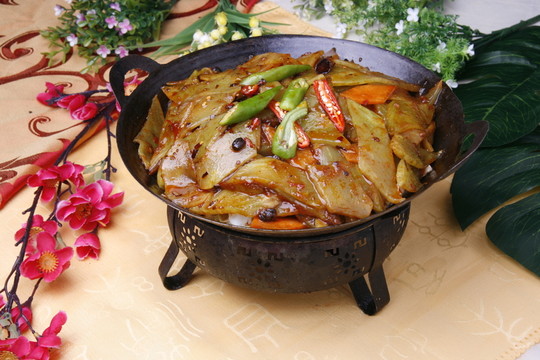 干鍋青筍