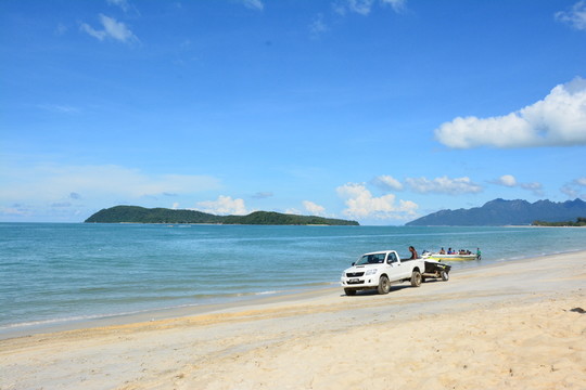 珍南海灘海邊