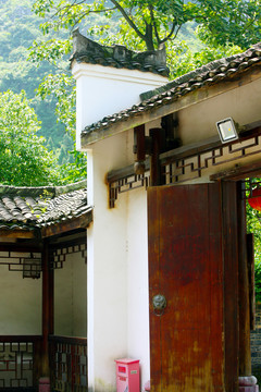 壯族民居 古建筑 瓦房 廣西