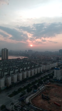 朝霞 早上 晨曦