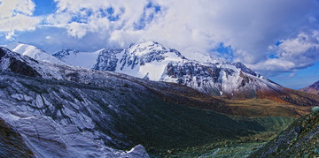 高清全景 雪山