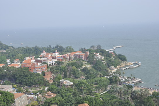 海邊度假村風景