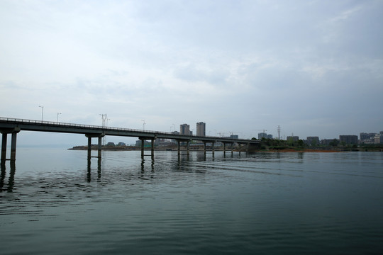 橋 大橋 橋梁 江河 城市