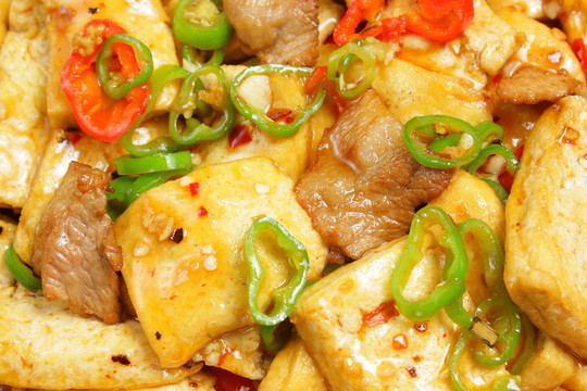 農(nóng)家菜 農(nóng)家花肉豆腐 花肉豆腐