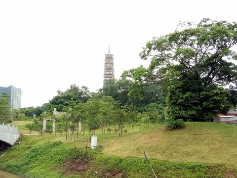 廣州水博苑 廣州琶洲塔