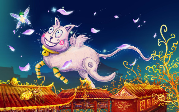 蠟筆兒童插畫