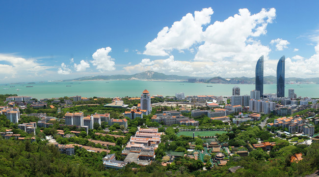 俯瞰廈門(mén)大學(xué)