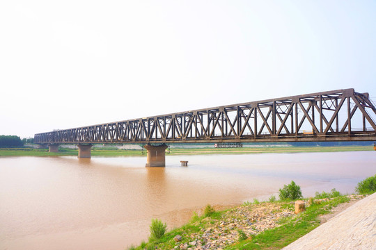 鐵橋 黃河