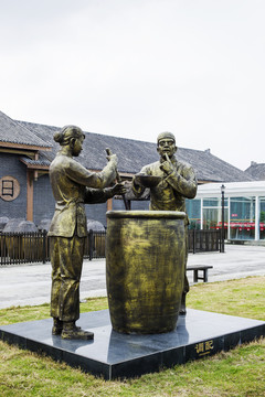 四川江油清香園雕塑