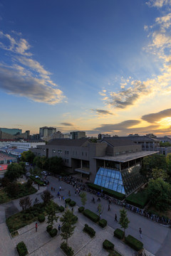 北京大學(xué)校園農(nóng)園食堂五四運動場