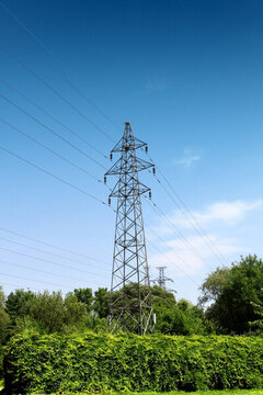 鐵塔 供電 高壓線 電塔 電力