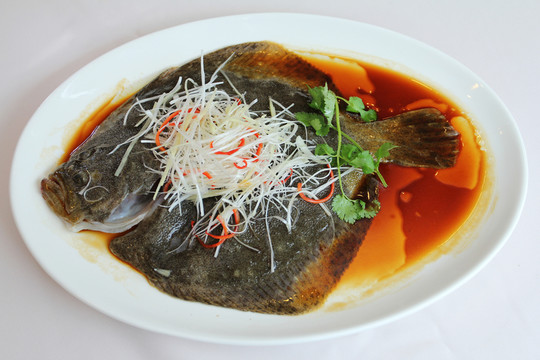 清蒸多寶魚