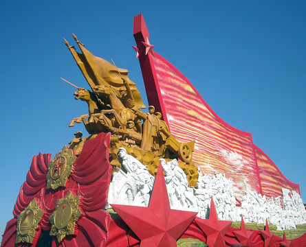雕塑（百萬雄師過大江）