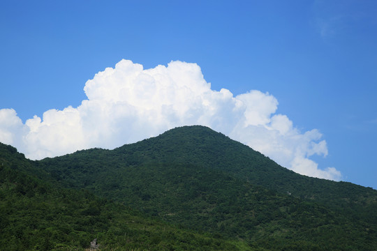 藍天白云 青山綠水