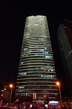 廈門(mén) 廈門(mén)財(cái)富中心 夜景