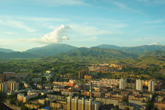 阿勒泰城市風(fēng)景