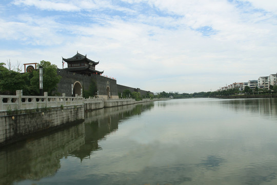 蘇州相門 古城墻及護(hù)城河