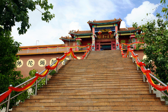 金山寺 古廟 建筑