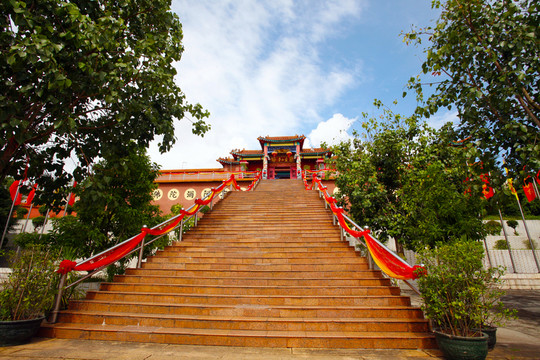 金山寺 古廟 建筑 寺廟
