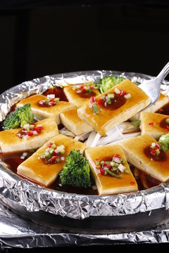 鐵板釀豆腐